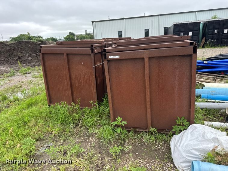 image for item NA9355 (2) shop built steel dumpsters