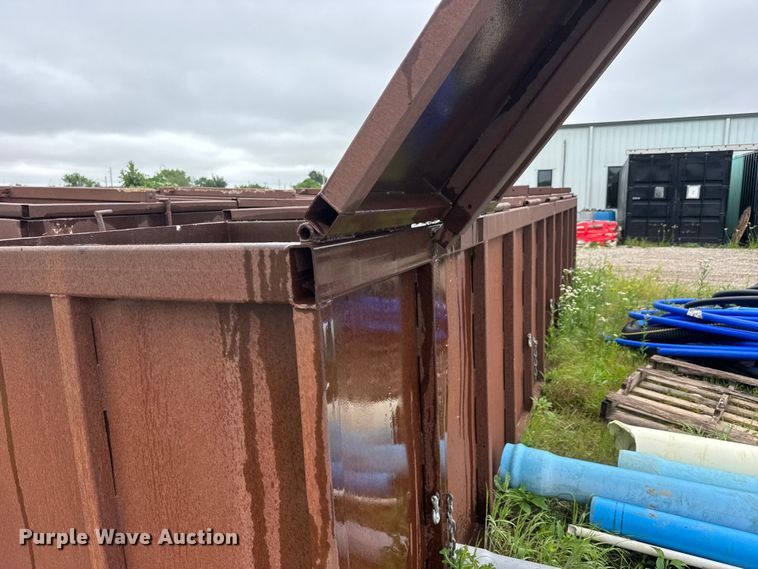 image for item NA9355 (2) shop built steel dumpsters