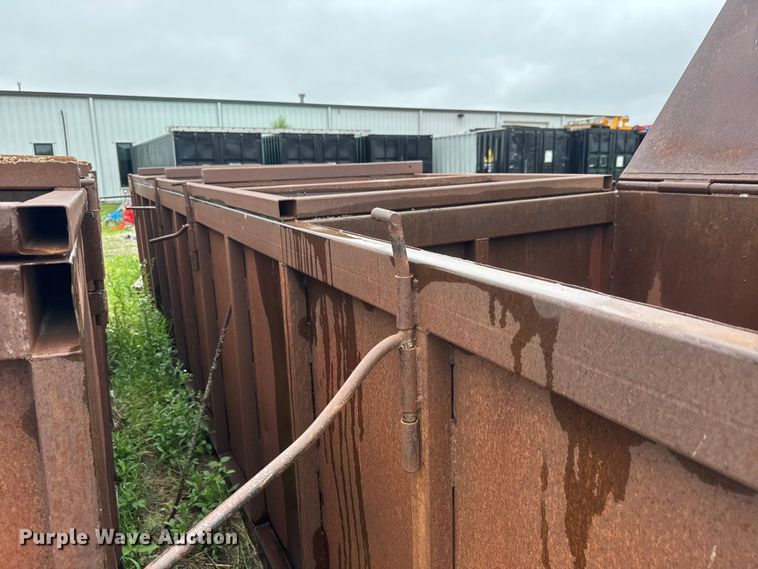 image for item NA9355 (2) shop built steel dumpsters
