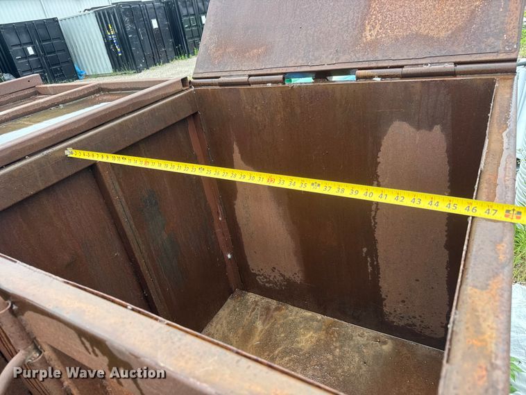 image for item NA9355 (2) shop built steel dumpsters