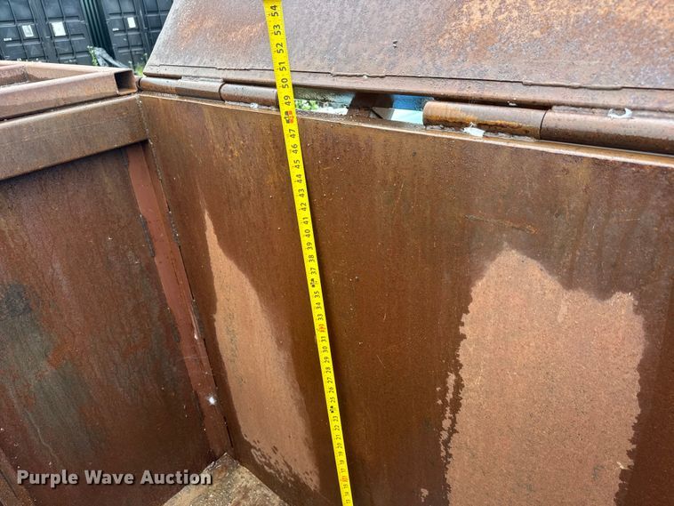 image for item NA9355 (2) shop built steel dumpsters