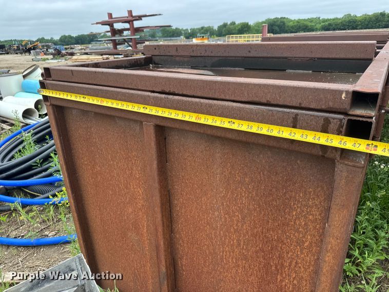 image for item NA9355 (2) shop built steel dumpsters