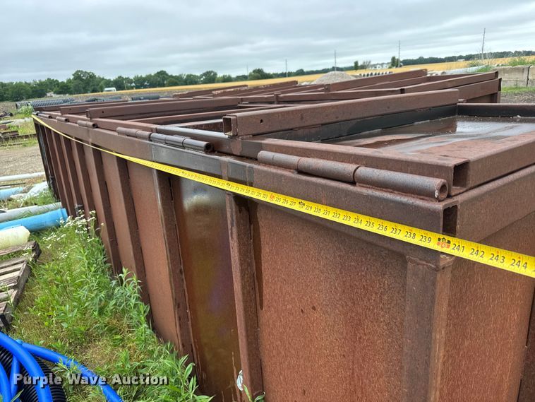 image for item NA9355 (2) shop built steel dumpsters