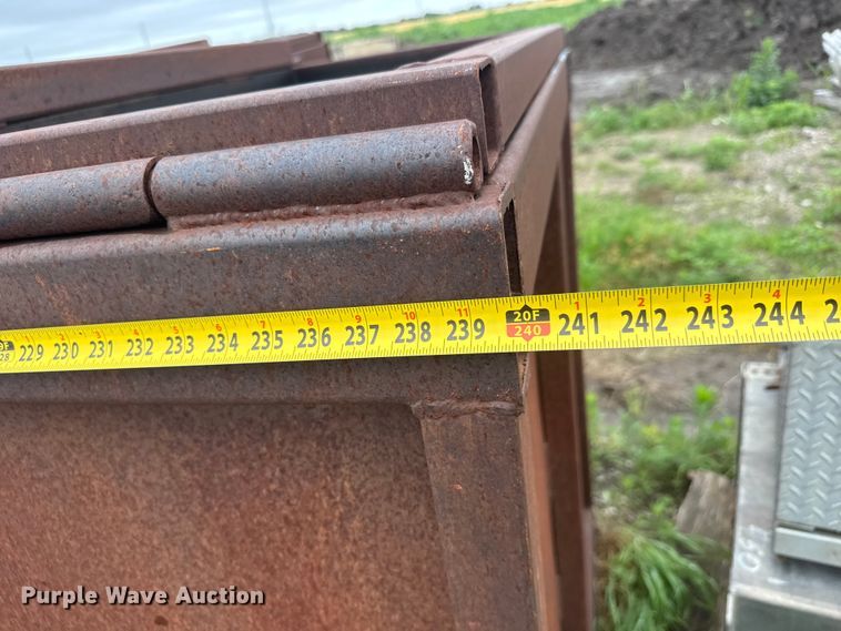 image for item NA9355 (2) shop built steel dumpsters