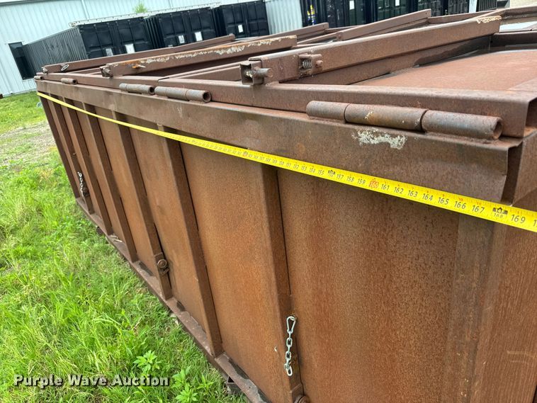 image for item NA9355 (2) shop built steel dumpsters