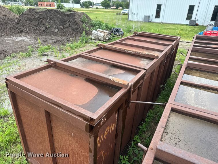 image for item NA9355 (2) shop built steel dumpsters