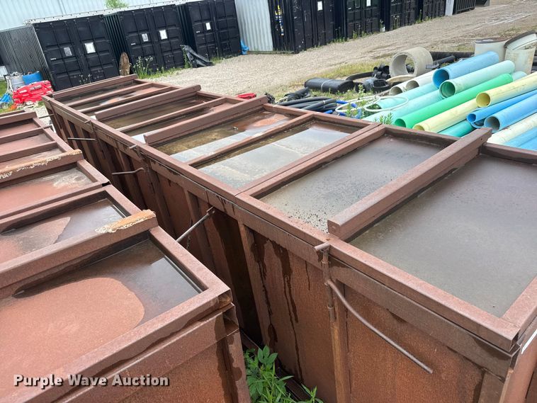 image for item NA9355 (2) shop built steel dumpsters