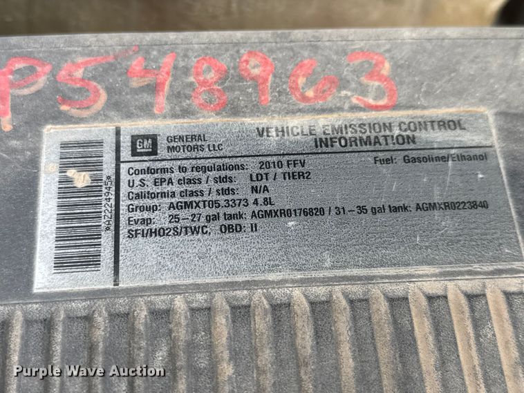image for item NA9361 2010 Chevrolet Silverado 1500 Ext. Cab pickup truck