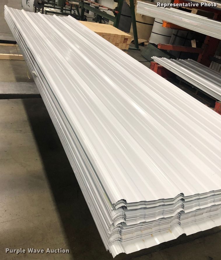 image for item NB9563 (200) sheets of metal siding/roofing