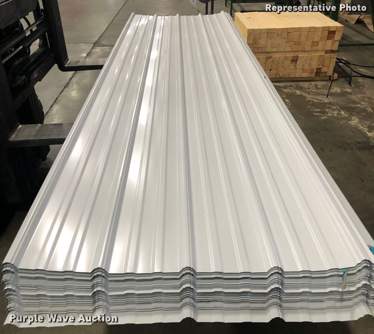 image for item NB9564 (200) sheets of metal siding/roofing