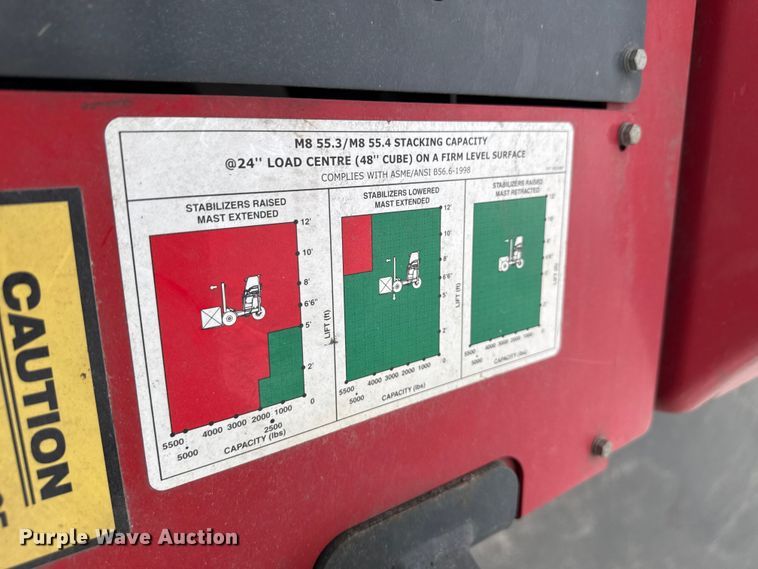 image for item ND9478 2016 Moffett M8 55.4 forklift