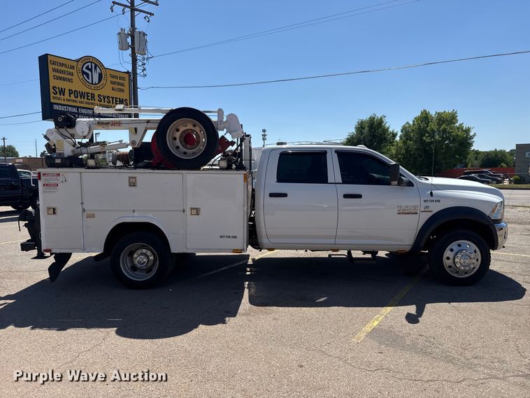 image for item NK9135 2018 RAM 4500 Crew Cab utility / service truck
