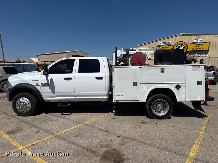 image for item NK9135 2018 RAM 4500 Crew Cab utility / service truck