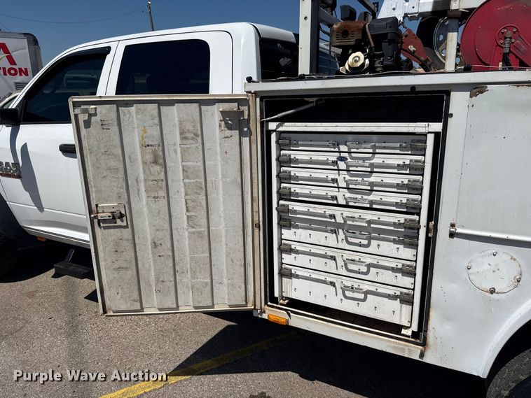 image for item NK9135 2018 RAM 4500 Crew Cab utility / service truck