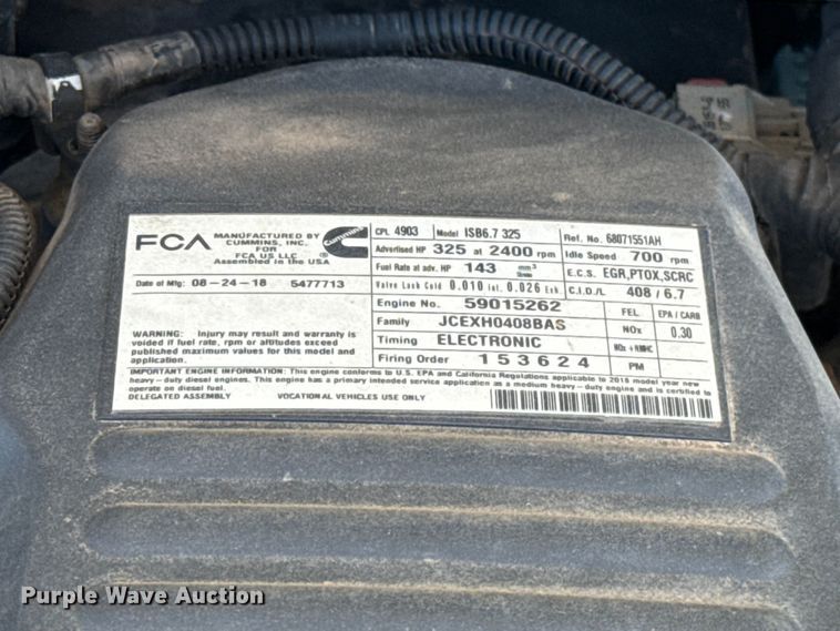 image for item NK9135 2018 RAM 4500 Crew Cab utility / service truck