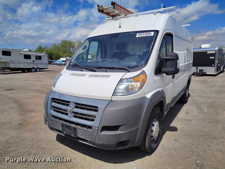 image for item YA3207 2018 RAM Promaster 2500 van