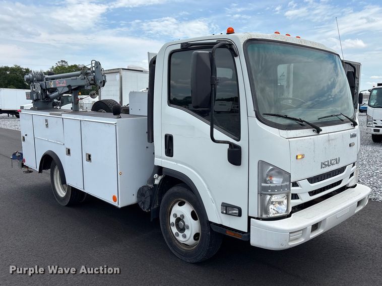 image for item YA3273 2018 Isuzu NPR utility / service truck
