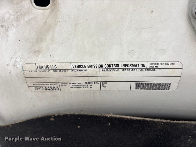 image for item YA3302 2020 RAM 1500 pickup truck
