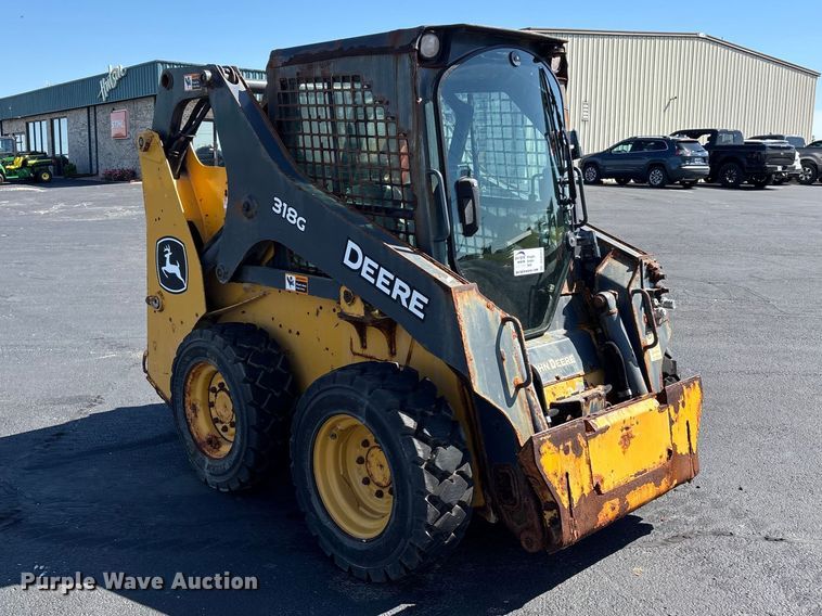 image for item DV4327 2020 John Deere 318G skid steer loader