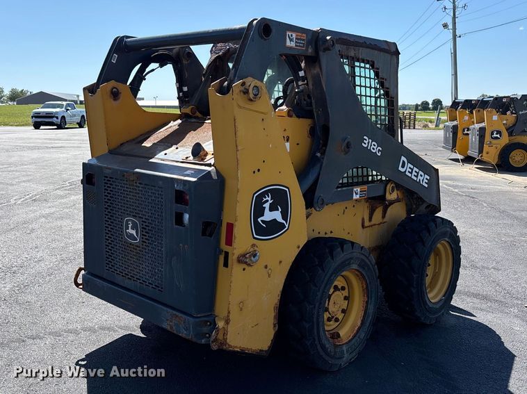 image for item DV4327 2020 John Deere 318G skid steer loader