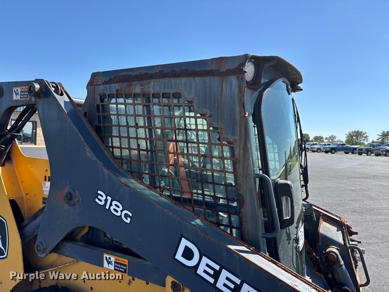 image for item DV4327 2020 John Deere 318G skid steer loader