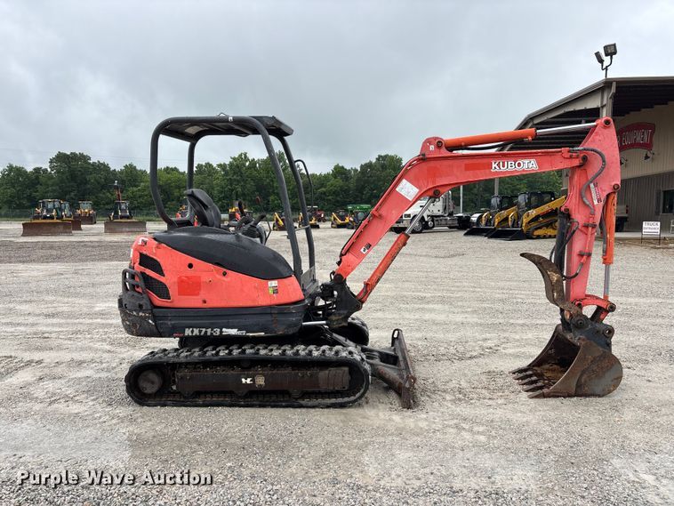 image for item DV4377 2018 Kubota KX71-3 mini excavator