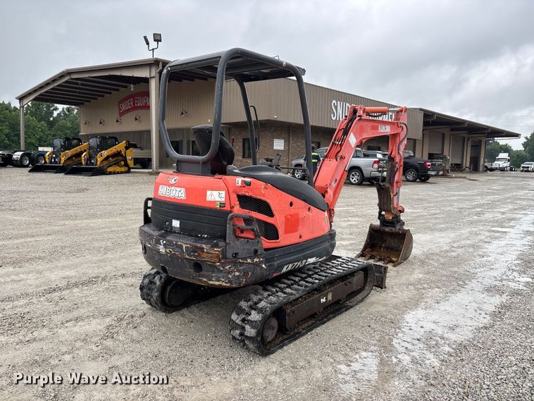 image for item DV4377 2018 Kubota KX71-3 mini excavator