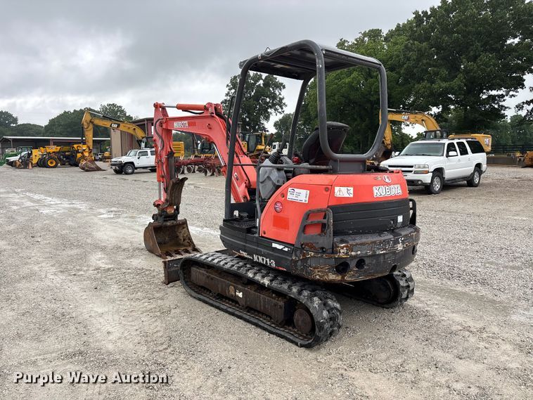 image for item DV4377 2018 Kubota KX71-3 mini excavator