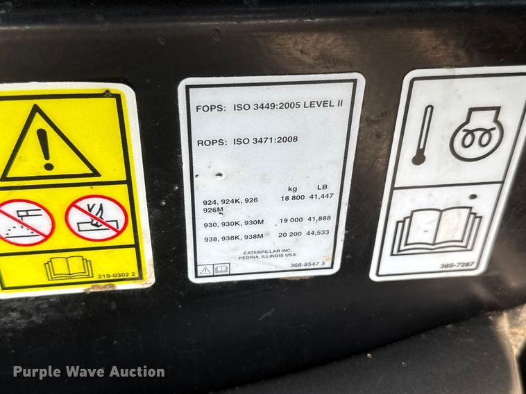 image for item DW6766 2023 Caterpillar 938M wheel loader