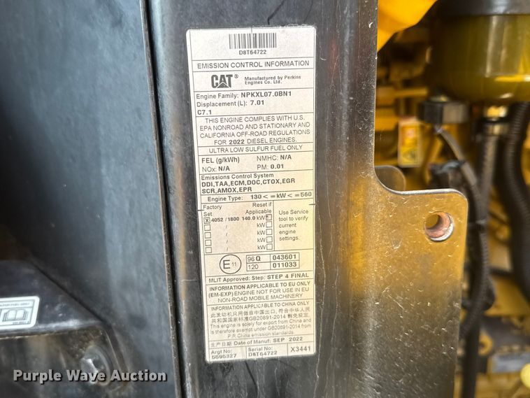 image for item DW6766 2023 Caterpillar 938M wheel loader
