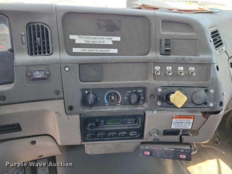 image for item DZ7126 2002 Sterling sewer jetter truck