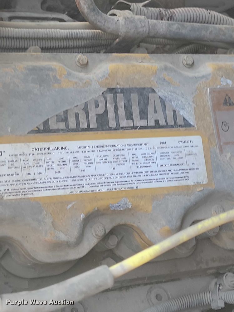 image for item DZ7126 2002 Sterling sewer jetter truck