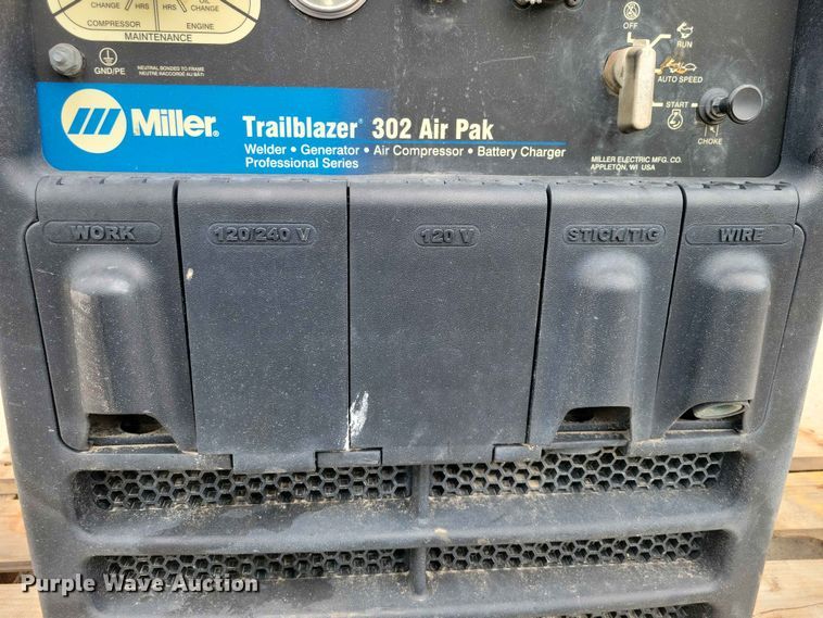 image for item DZ7183 Miller Trailblazer 302 welder/generator