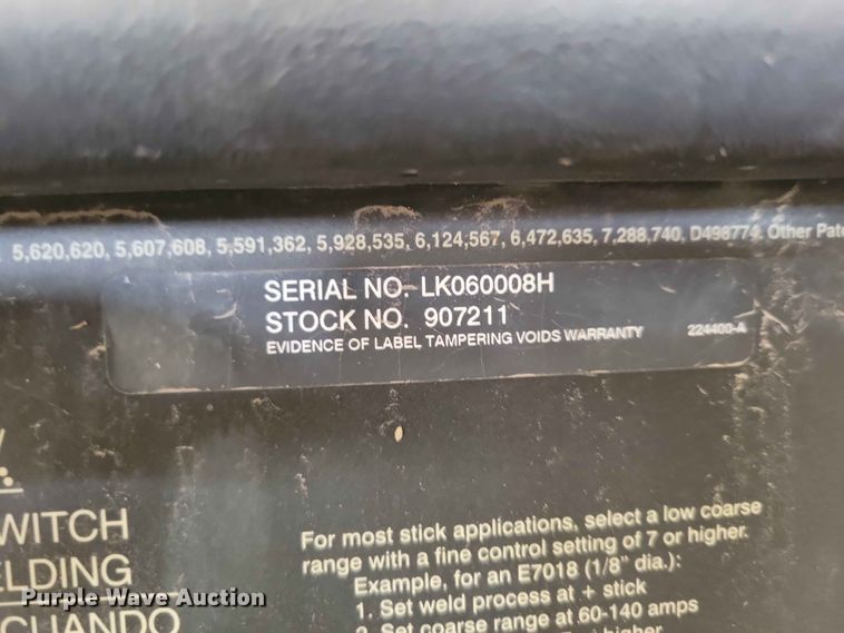 image for item DZ7191 Miller Bobcat 250 welder/generator
