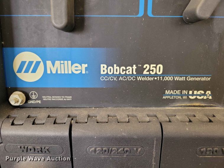 image for item DZ7192 Miller Bobcat 250 welder/generator