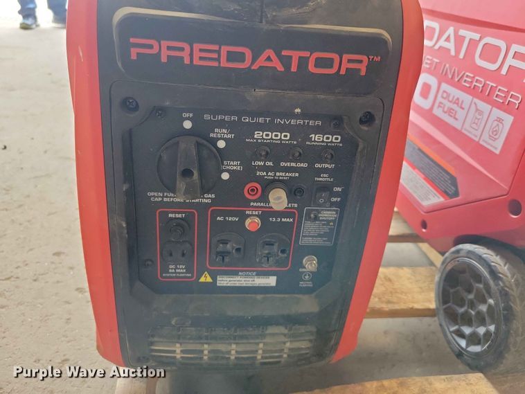 image for item DZ7199 (3) Predator generators