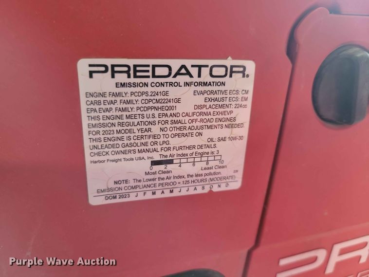 image for item DZ7199 (3) Predator generators