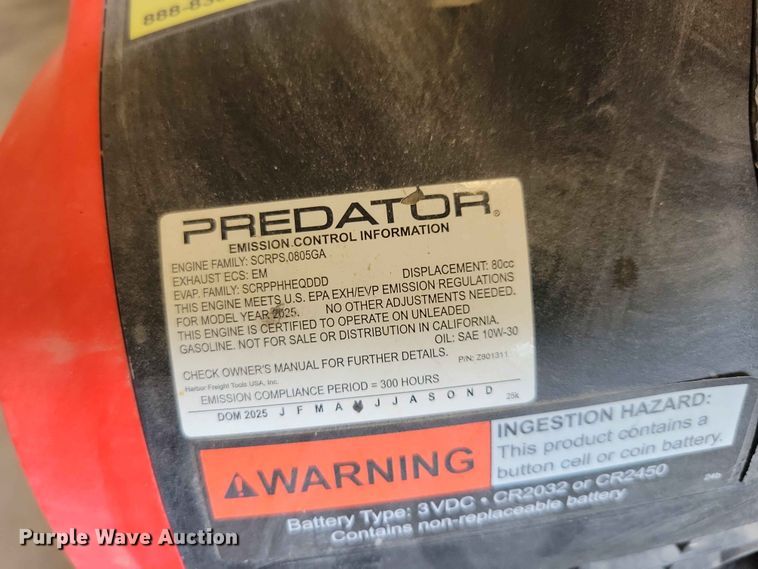 image for item DZ7199 (3) Predator generators