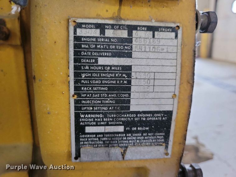 image for item DZ7201 Caterpillar 3304 engine