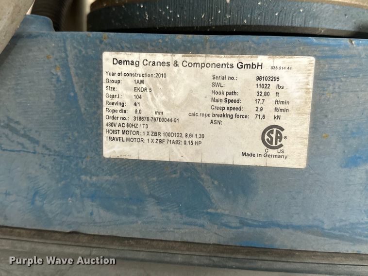 image for item EA4887 Omni overhead crane