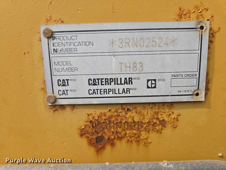 image for item EB1441 2000 Caterpillar TH83 telehandler
