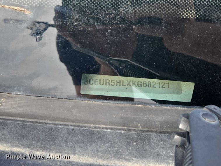 image for item EB1442 2019 RAM 2500HD Crew Cab pickup truck