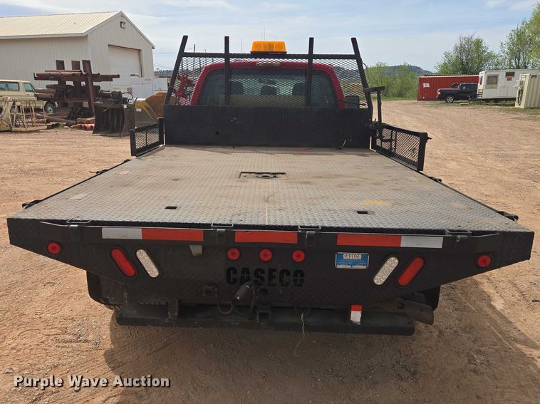 image for item EB1444 2011 Ford F550 Super Duty XL Ext. Cab flatbed truck