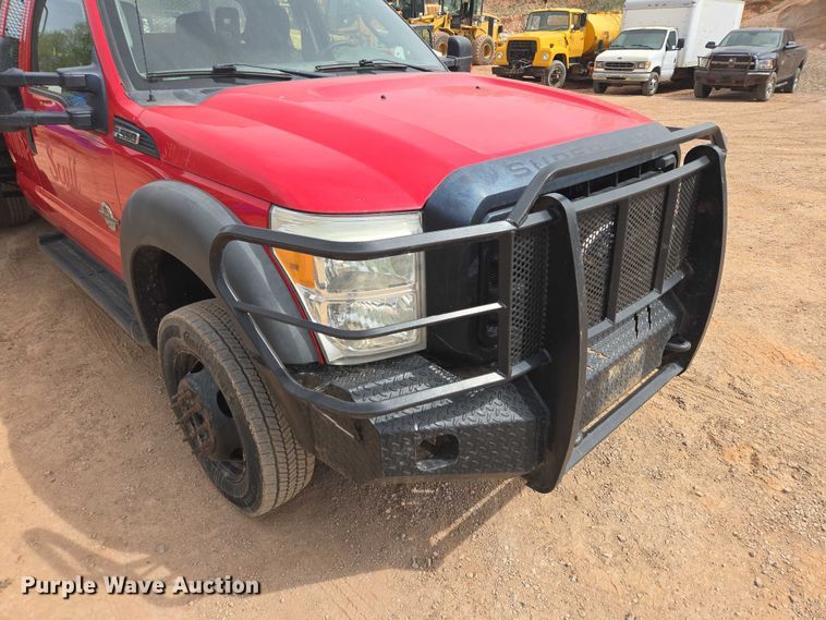 image for item EB1444 2011 Ford F550 Super Duty XL Ext. Cab flatbed truck