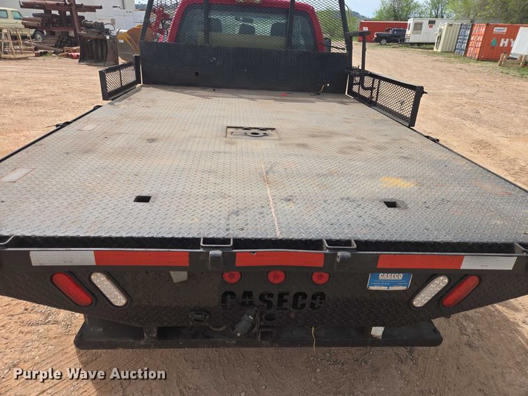image for item EB1444 2011 Ford F550 Super Duty XL Ext. Cab flatbed truck