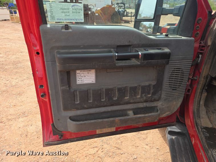 image for item EB1444 2011 Ford F550 Super Duty XL Ext. Cab flatbed truck