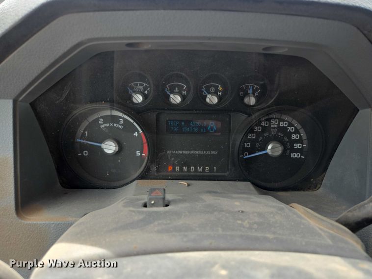 image for item EB1444 2011 Ford F550 Super Duty XL Ext. Cab flatbed truck