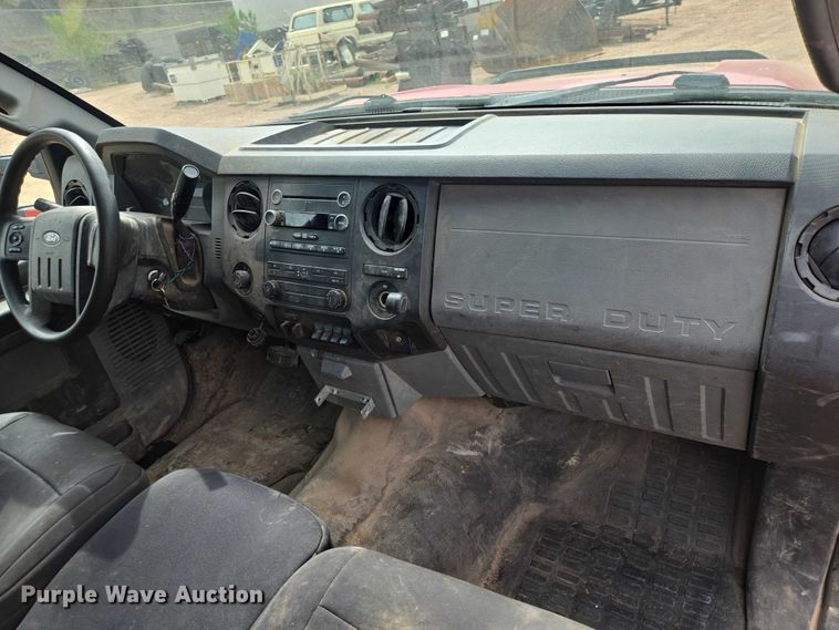 image for item EB1444 2011 Ford F550 Super Duty XL Ext. Cab flatbed truck
