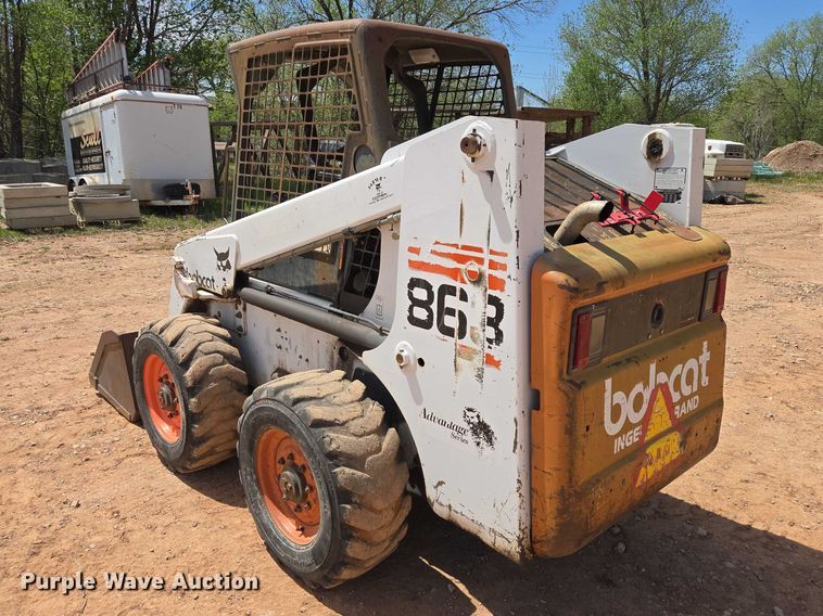 image for item EB1455 2000 Bobcat 863 skid steer loader