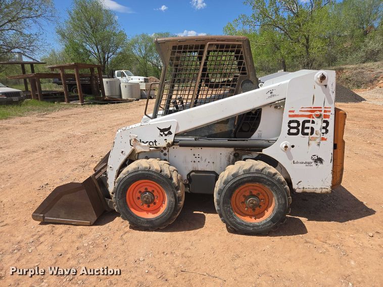 image for item EB1455 2000 Bobcat 863 skid steer loader